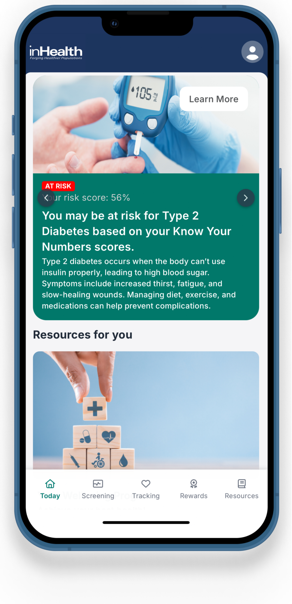 New inHealth Wellbeing App Key Features inHealth Strategies